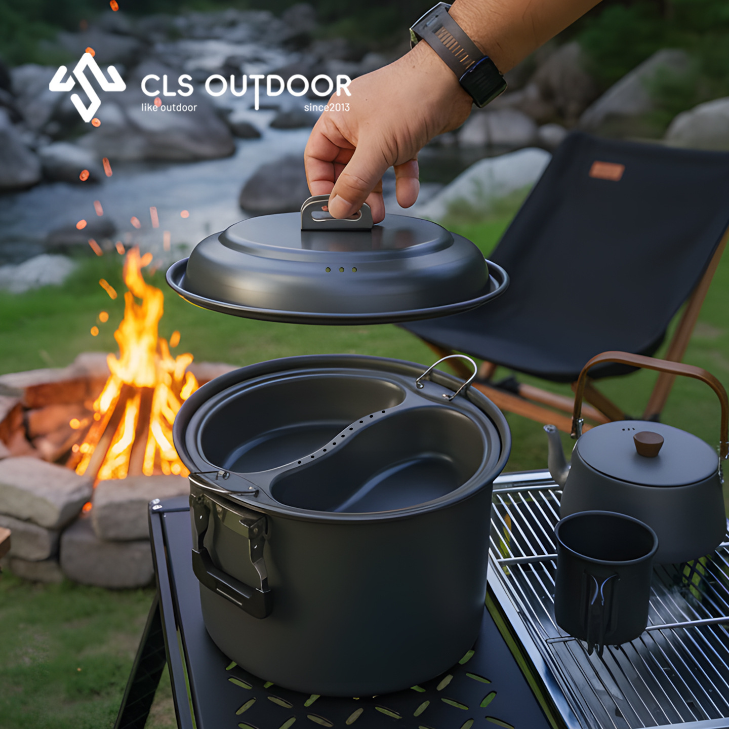 6,5L Großes Mandarin-Enten-Dam – Camping Cooking Set Large Bewertung und Preis