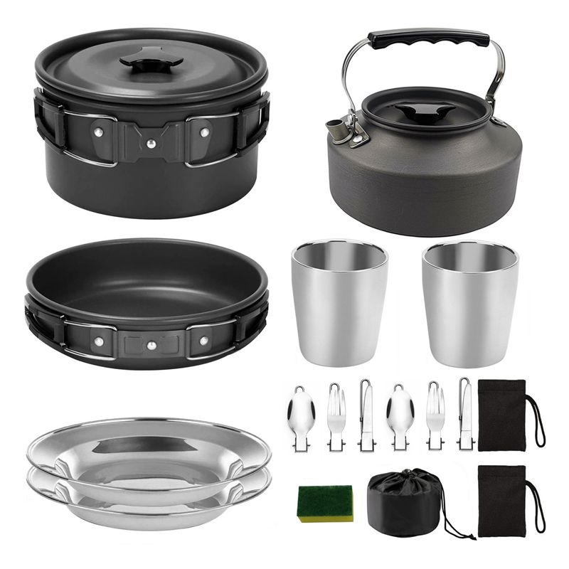 【KÄUFER】Camping-Kochgeschirr,  – Camping Cooking Pots And Pans Bewertung und Preis
