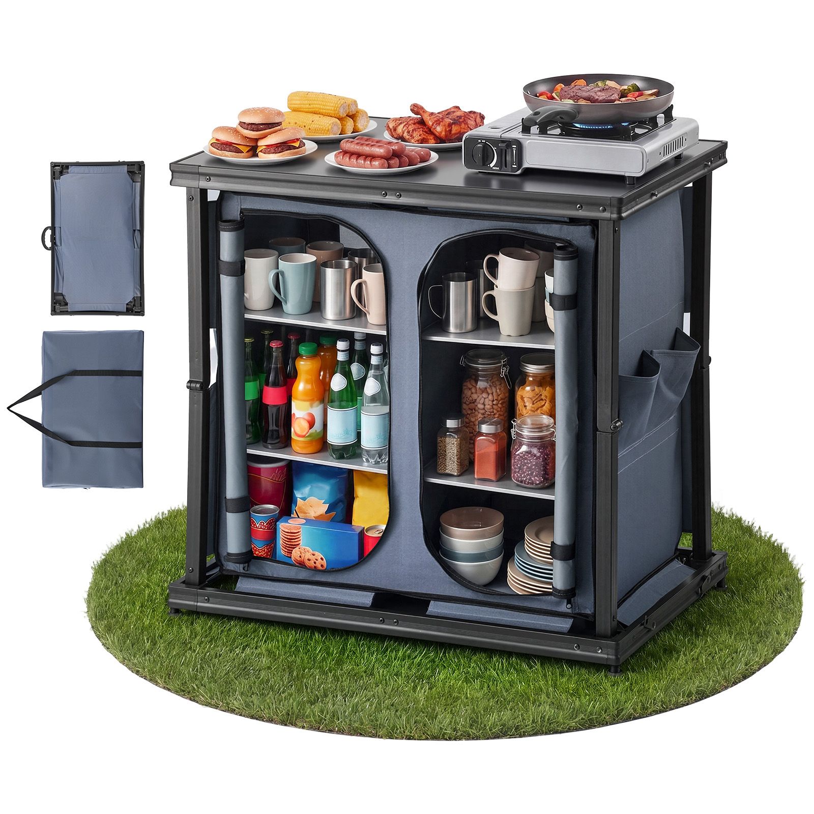 Klappbarer Camping-Aufbewahrun – Camping Cooking Set Compact Bewertung und Preis