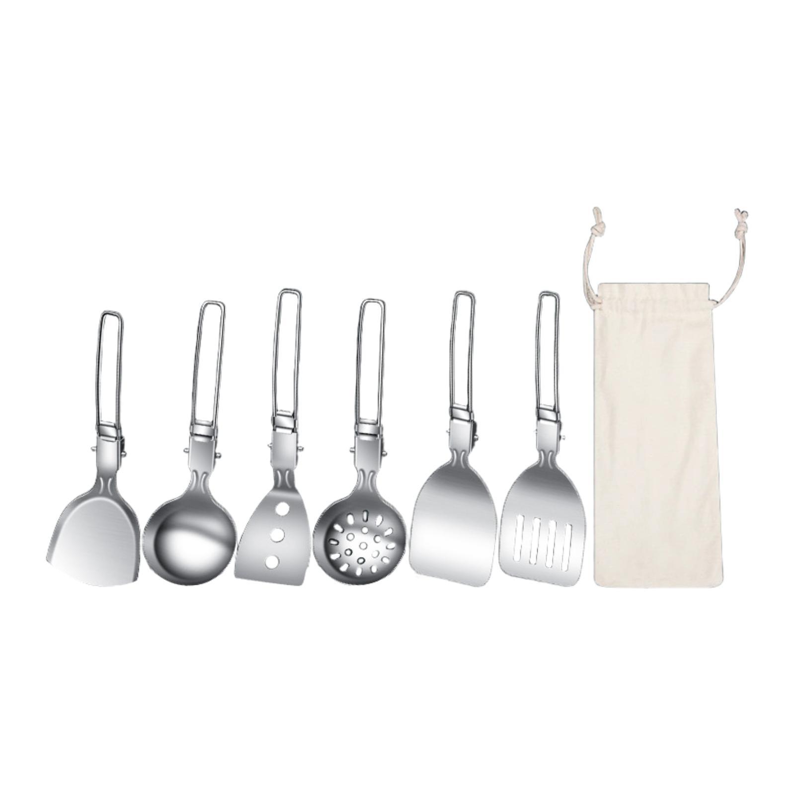 7-teiliges Camp-Kochutensilien – Camping Cooking Essentials Kit Bewertung und Preis