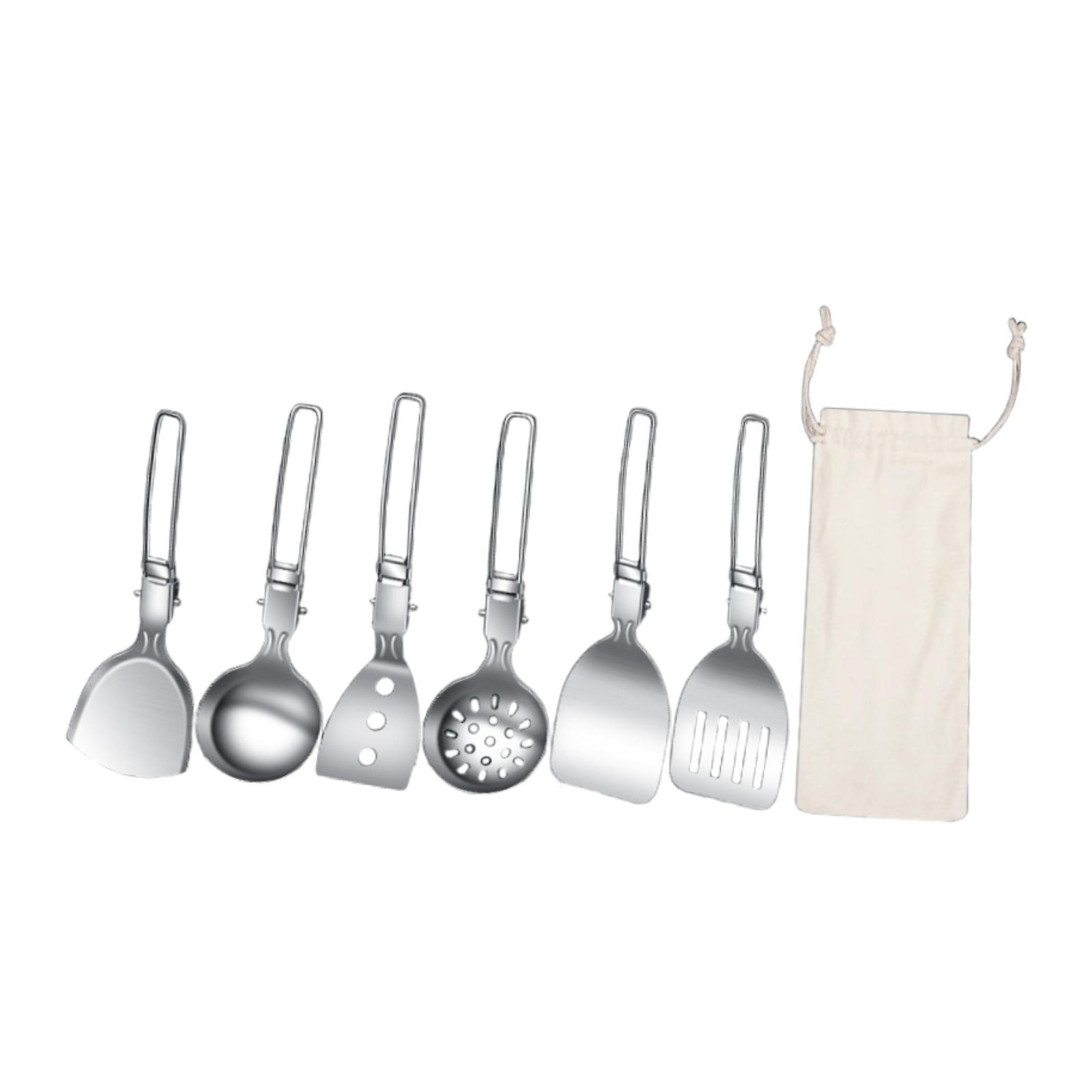 7-teiliges Camp-Kochutensilien – Camping Cooking Essentials Kit Bewertung und Preis