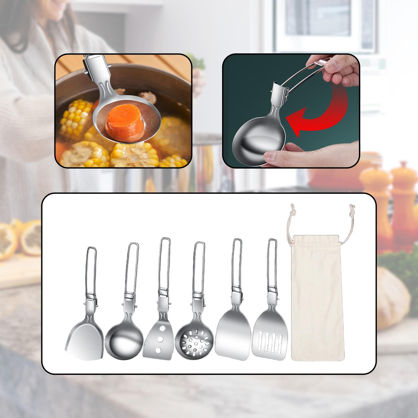 7-teiliges Camp-Kochutensilien – Camping Cooking Essentials Kit Bewertung und Preis