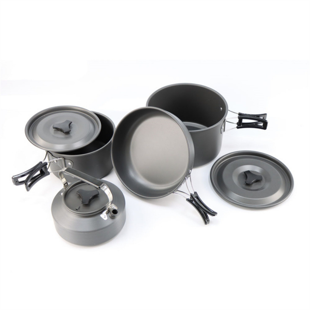 Leichtes Aluminium-Camping-Koc – Camping Cooking Set Large Bewertung und Preis