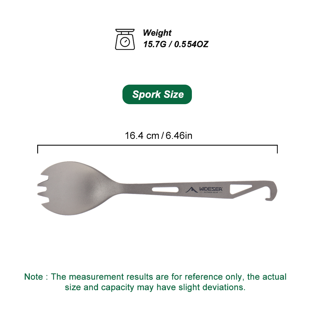 Widesea Camping-Kochset, Spork – Camping Cooking All In One Bewertung und Preis