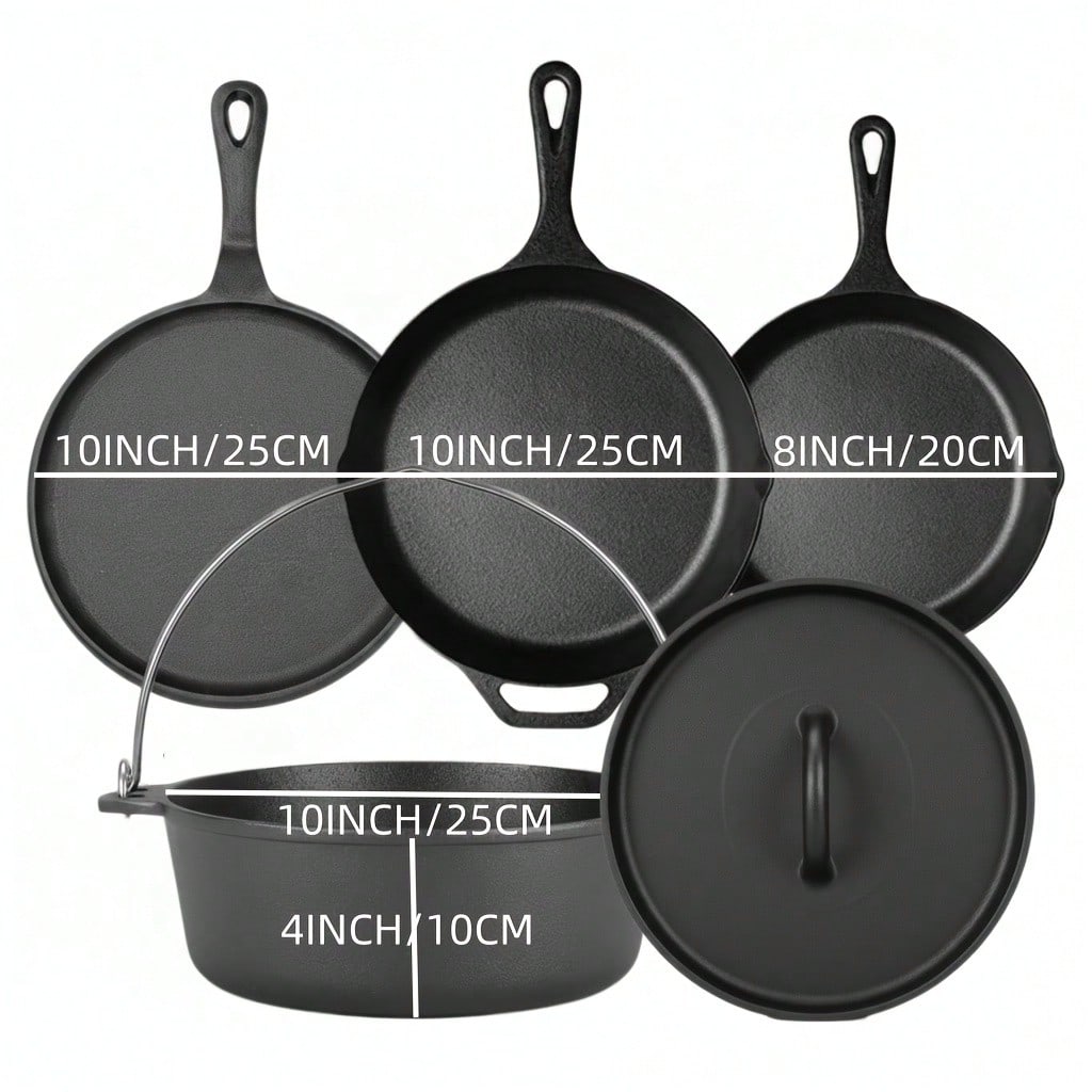 PACILACK Gusseisen-Topf- und P – Skillet Cast Iron Camp Bewertung und Preis