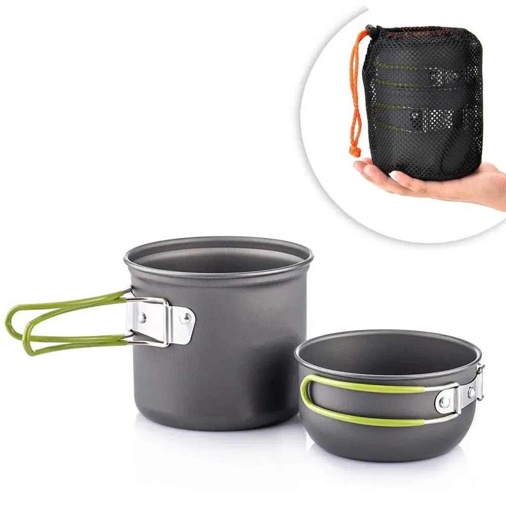 Camping-Kochgeschirr, Mess-Set – Camping Cooking Set 2 Person Bewertung und Preis