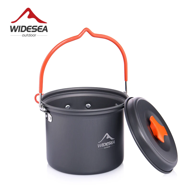 Widesea Campingbedarf, Alumini – Camping Hanging Cooking Pot Bewertung und Preis