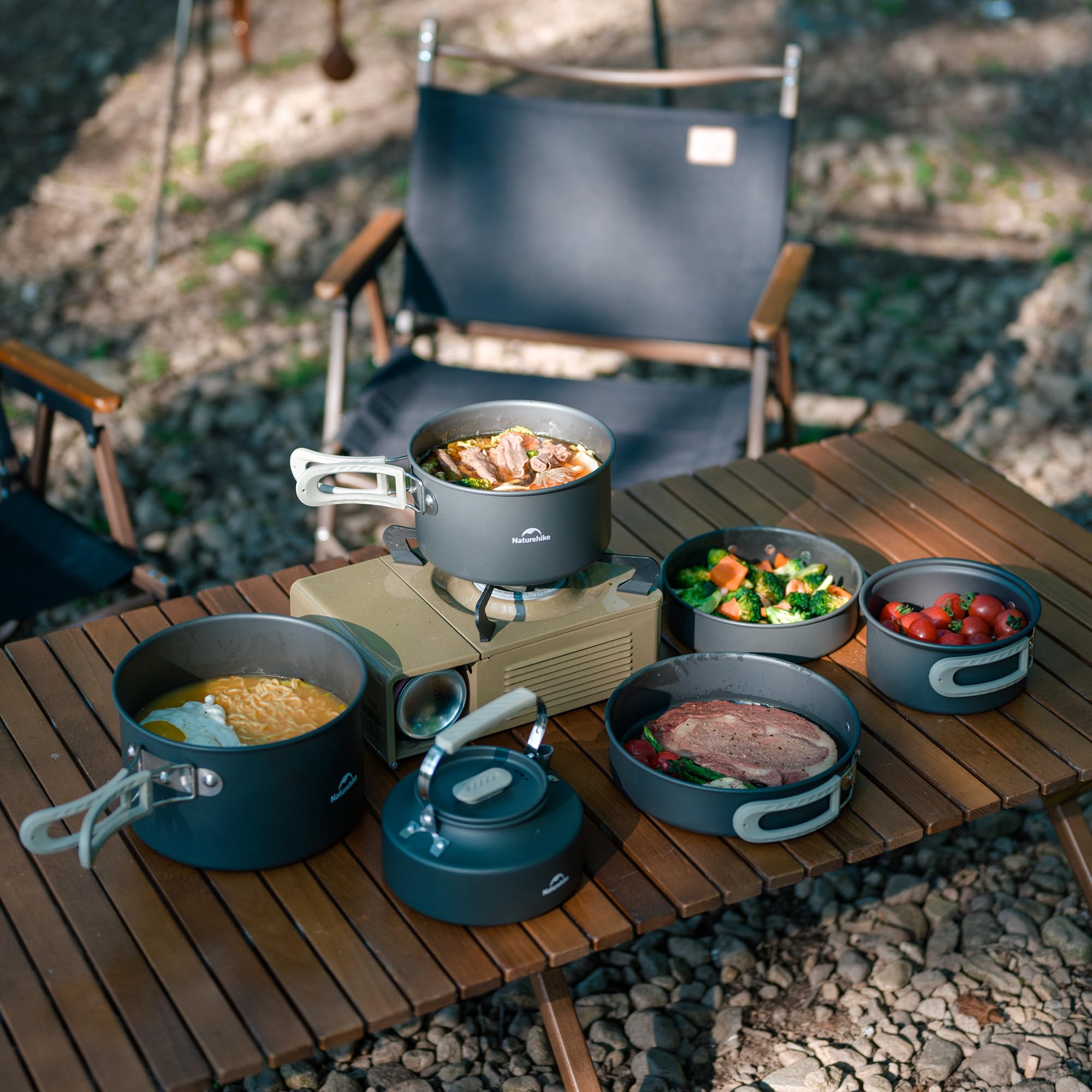 Naturehike Camping-Suppentopf  – Camping Cooking Set Large Bewertung und Preis
