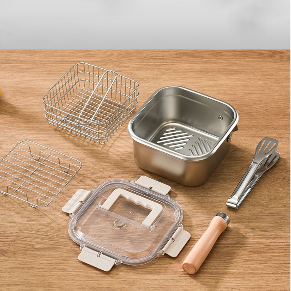 Tragbare Bratpfanne aus Edelst – Camping Cooking Kettle Bewertung und Preis