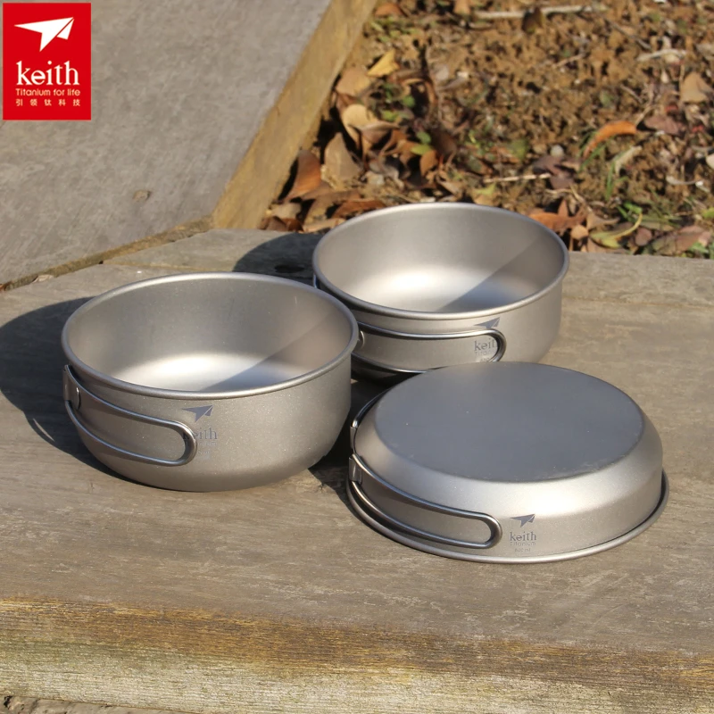 Keith 3pcs Titan Kochgeschirr  – Camping Outdoor Cooking Set Bewertung und Preis