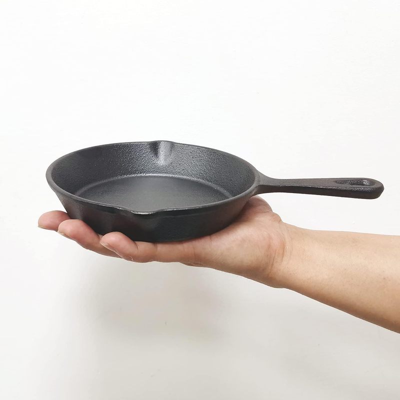 6-Zoll-Gusseisenpfanne, Bratpf – Skillet Cast Iron Camp Bewertung und Preis