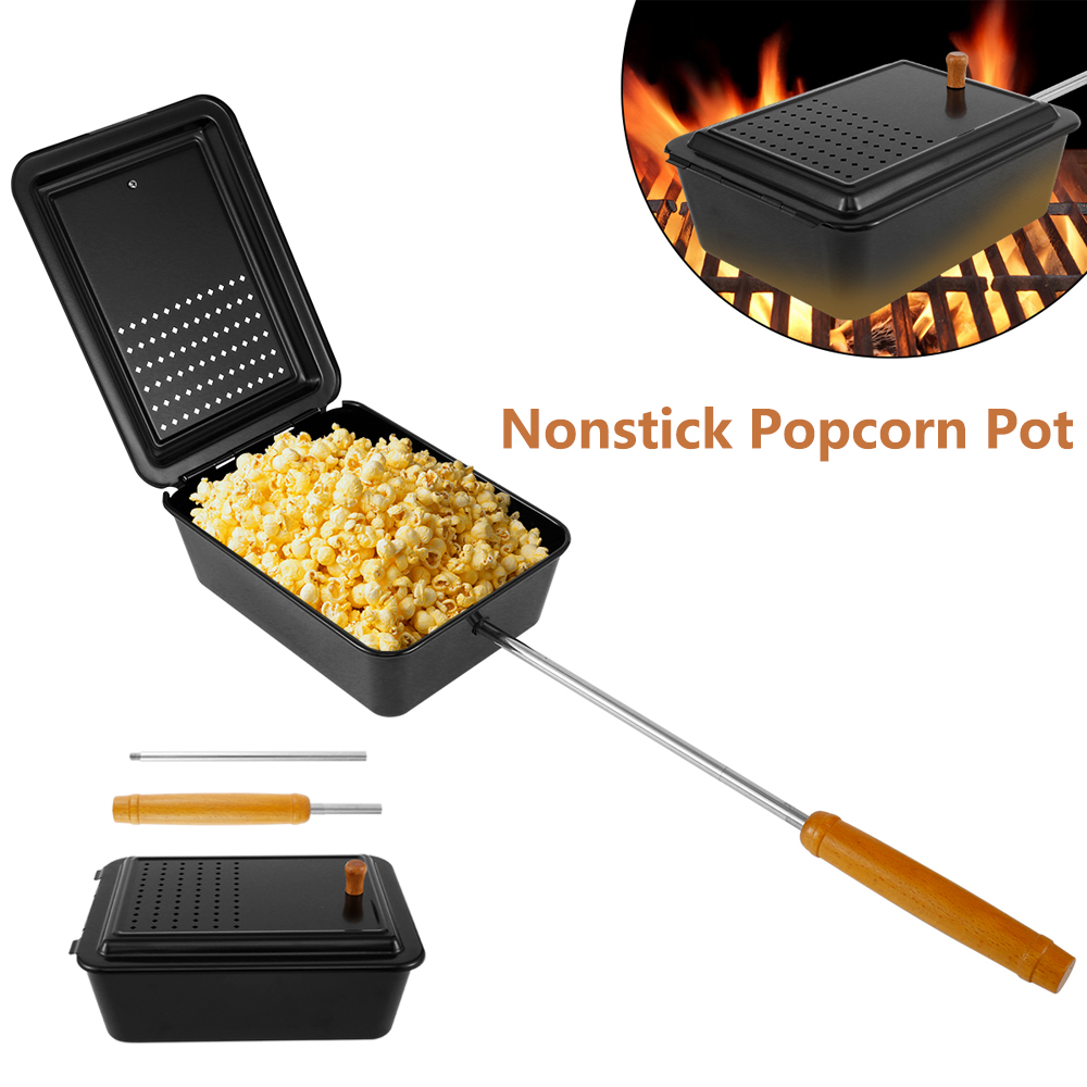 Antihaftbeschichteter Popcorn- – Skillet Cast Iron Camp Bewertung und Preis