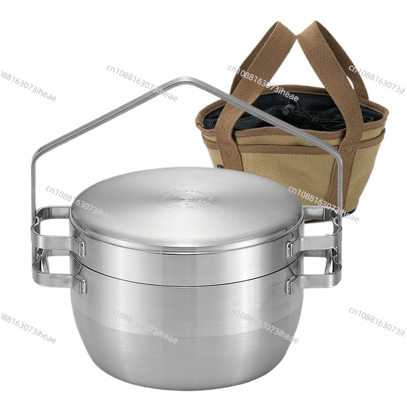 DO-25 verdickter Edelstahl-Hän – Camping Hanging Cooking Pot Bewertung und Preis