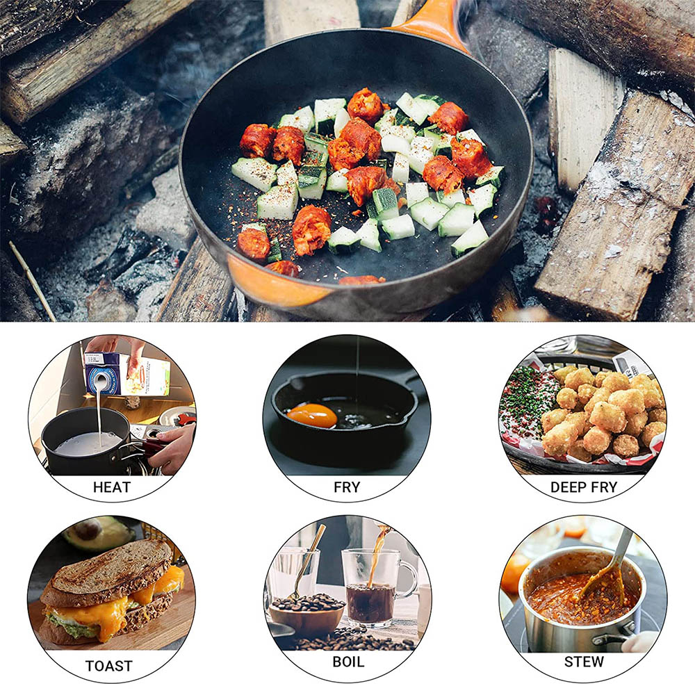 Kochen im Freien 3-4 Personen  – Camping Cooking Pots And Pans Bewertung und Preis