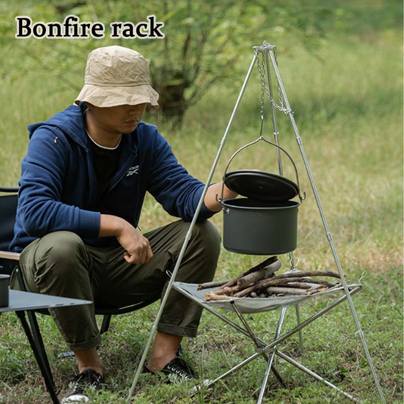 Camping Lagerfeuer Stativ trag – Camping Hanging Cooking Pot Bewertung und Preis