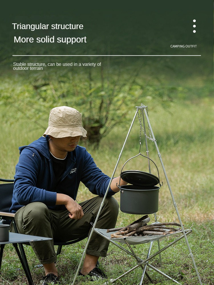 Camping Lagerfeuer Stativ trag – Camping Hanging Cooking Pot Bewertung und Preis