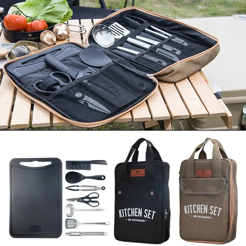 8-teiliges Camping-Küchen-Koch – Camping Cooking All In One Bewertung und Preis
