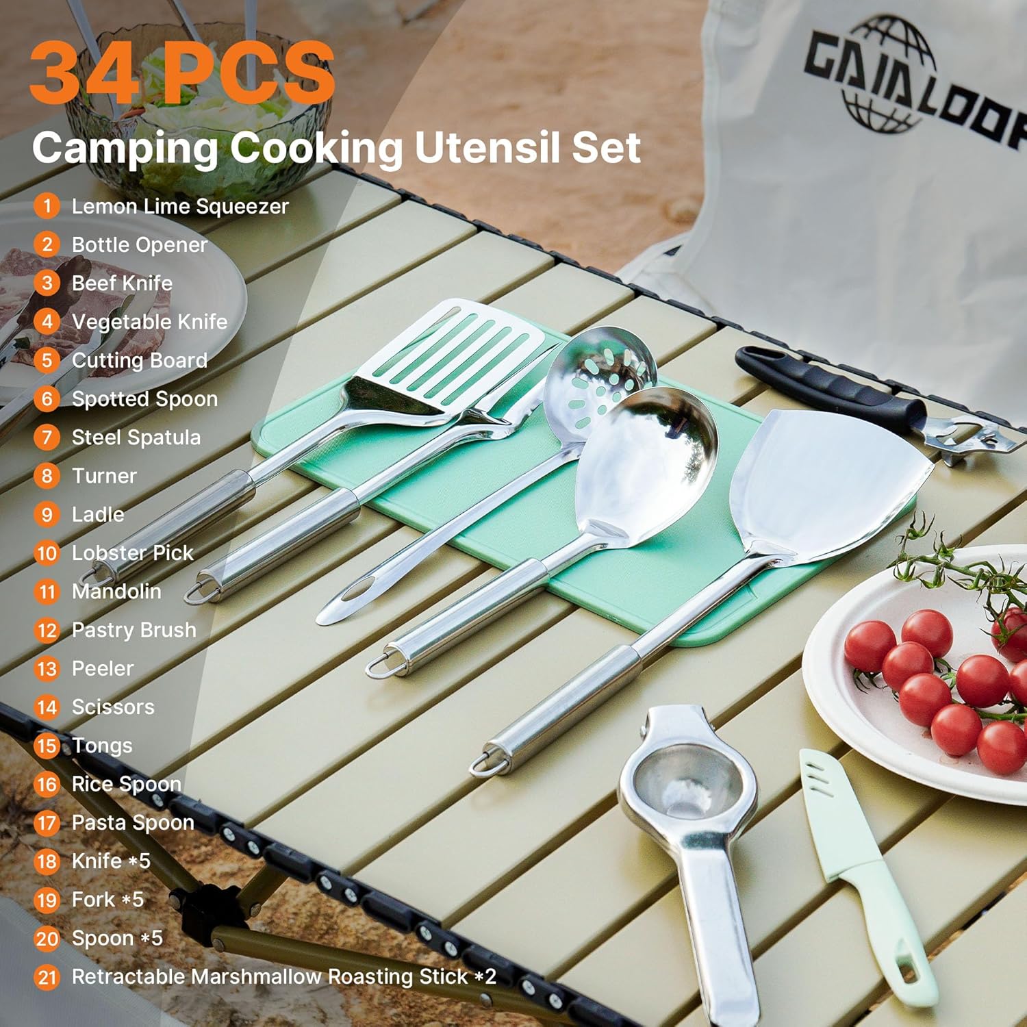 Camping-Kochutensilien-Set, Tr – Camping Cooking Essentials Kit Bewertung und Preis