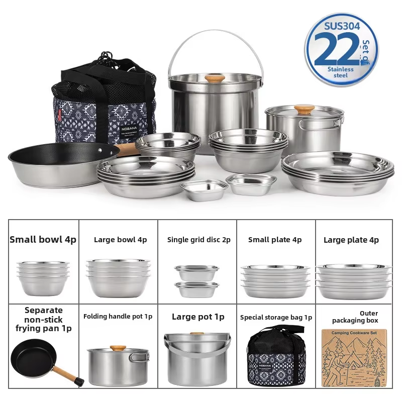 NOBANA Neueste Outdoor Edelsta – Camping Cooking Utensils Storage Bewertung und Preis