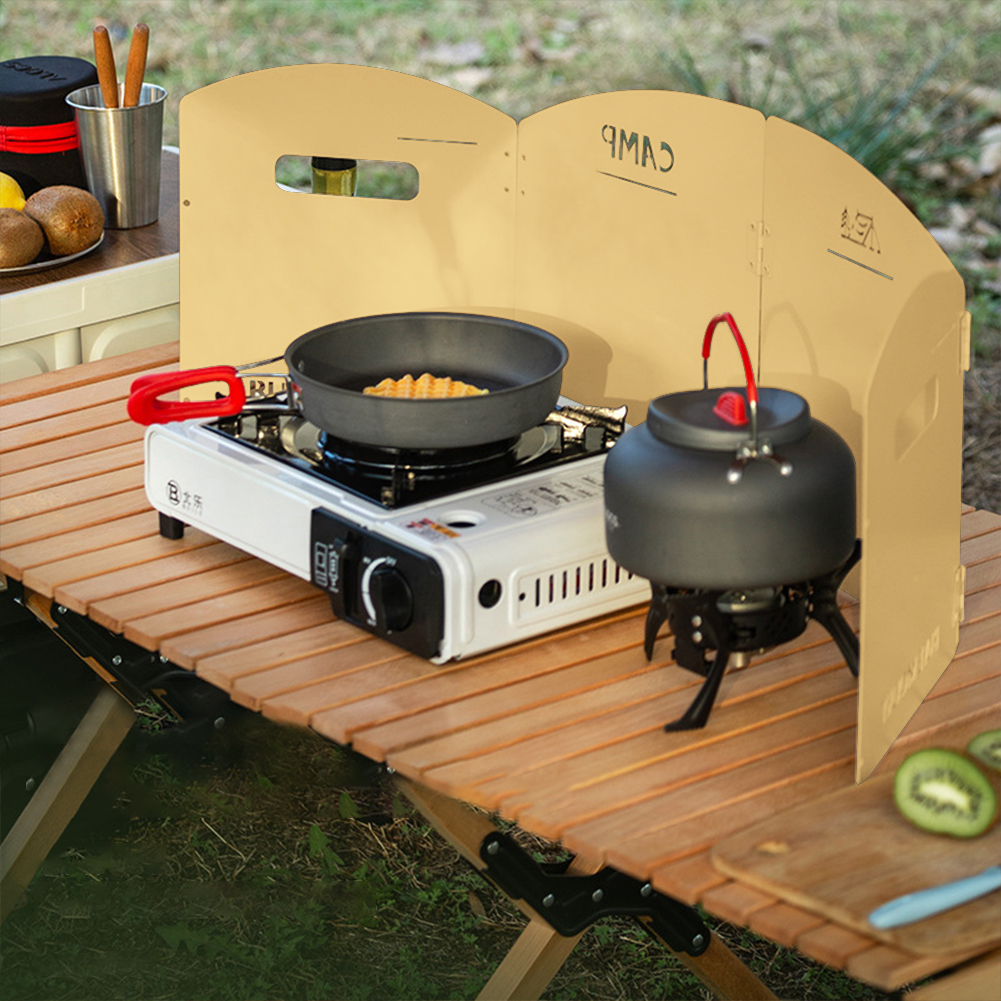 Faltbarer Gaskocher-Windschutz – Camping Cooking Windscreen Bewertung und Preis