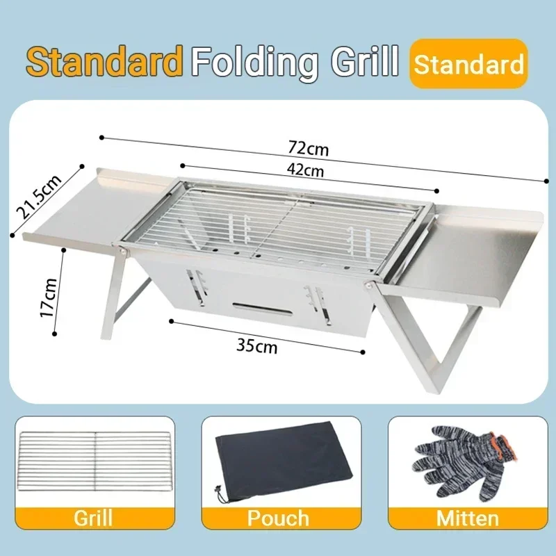 Tragbarer BBQ-Grill aus Edelst – Camping Cooking Set Compact Bewertung und Preis