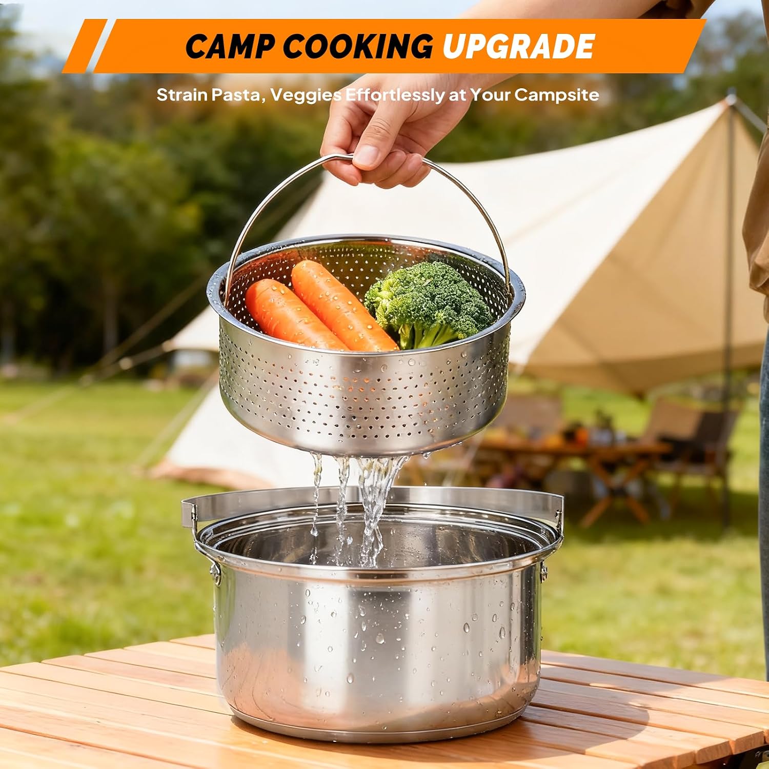 6-teiliges Kochgeschirr-Set, l – Camping Cooking Kettle Bewertung und Preis