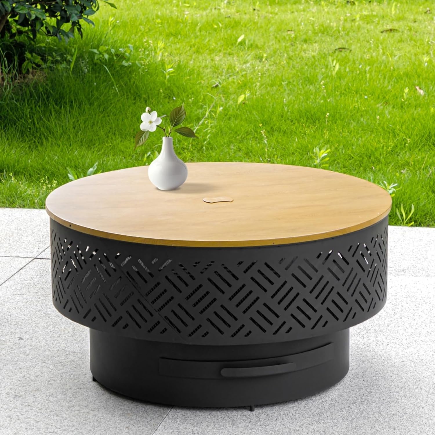32 Zoll runder Metall-Feuertis – Camping Cooking Table Bewertung und Preis