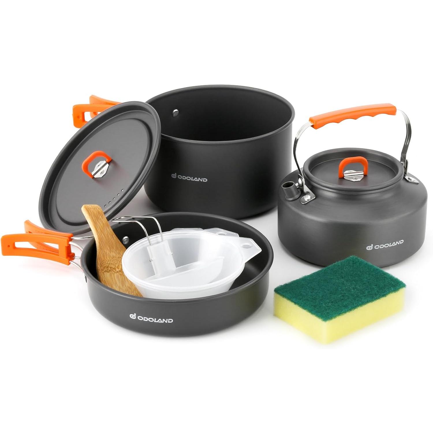 Odoland 10-teiliges Camping-Ko – Camping Cooking Set 2 Person Bewertung und Preis