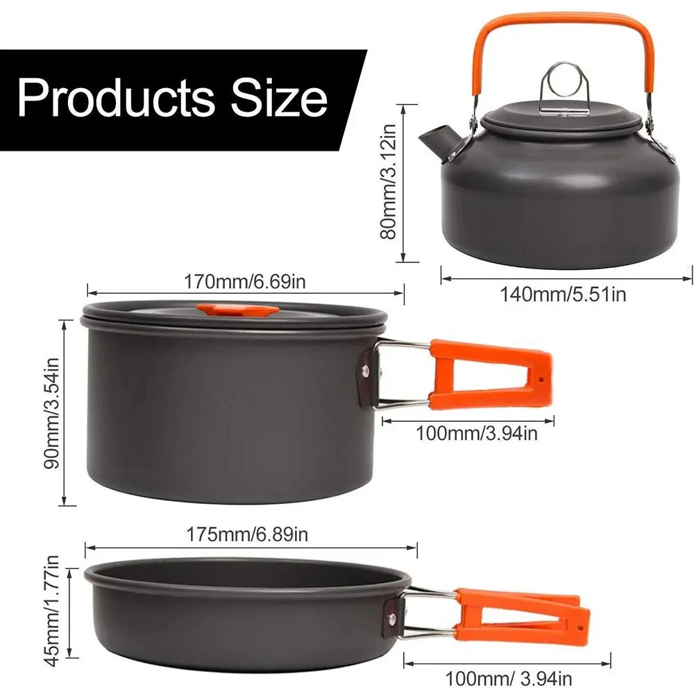 Camping-Kochgeschirr-Set Outdo – Camping Cooking Set 2 Person Bewertung und Preis