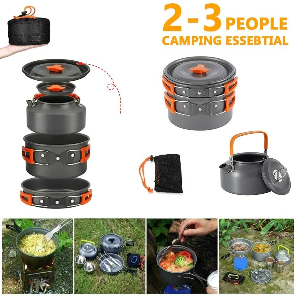 Camping-Kochgeschirr-Set Outdo – Camping Cooking Set 2 Person Bewertung und Preis