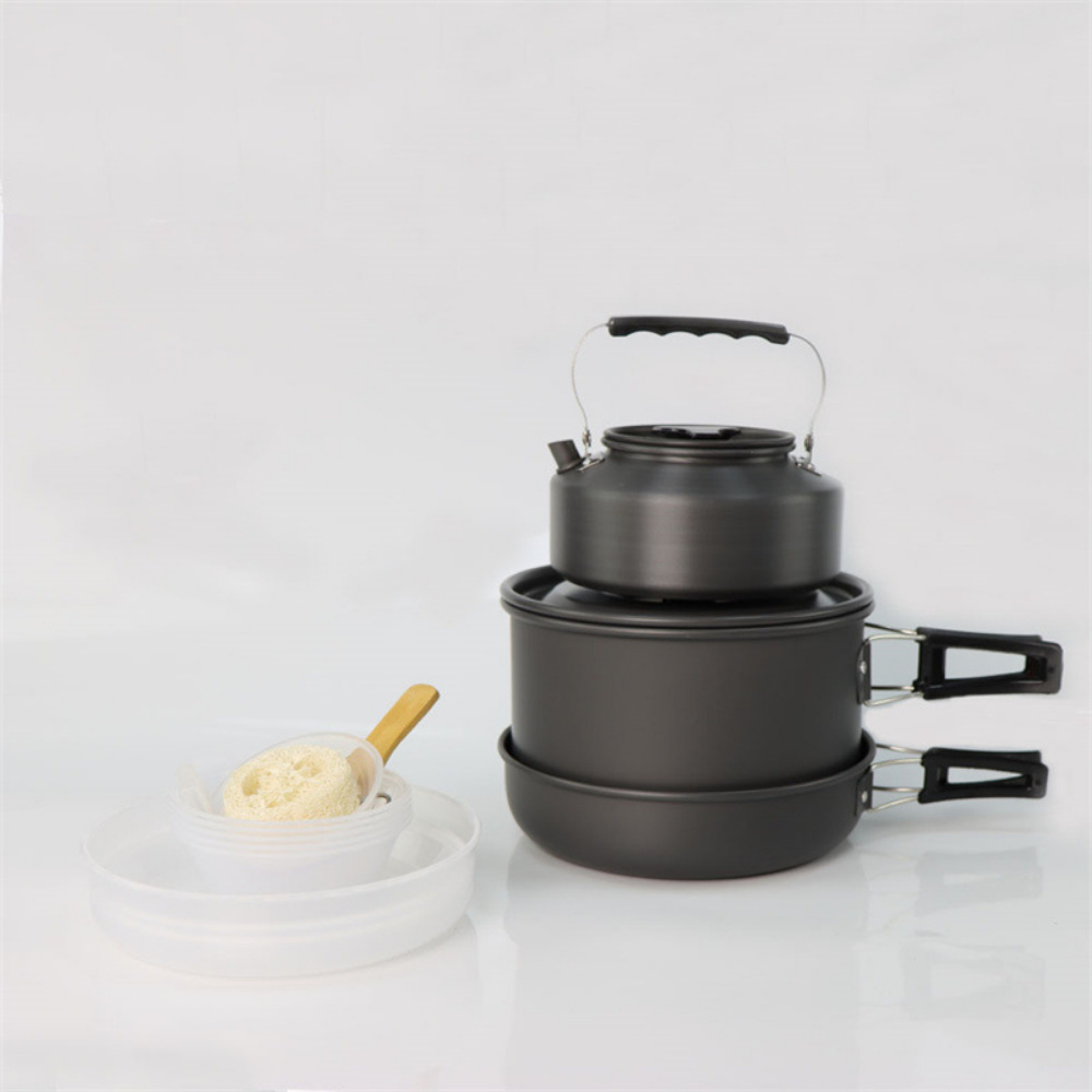 Großes Outdoor-Kochset, 2-4 Pe – Camping Cooking Set Large Bewertung und Preis