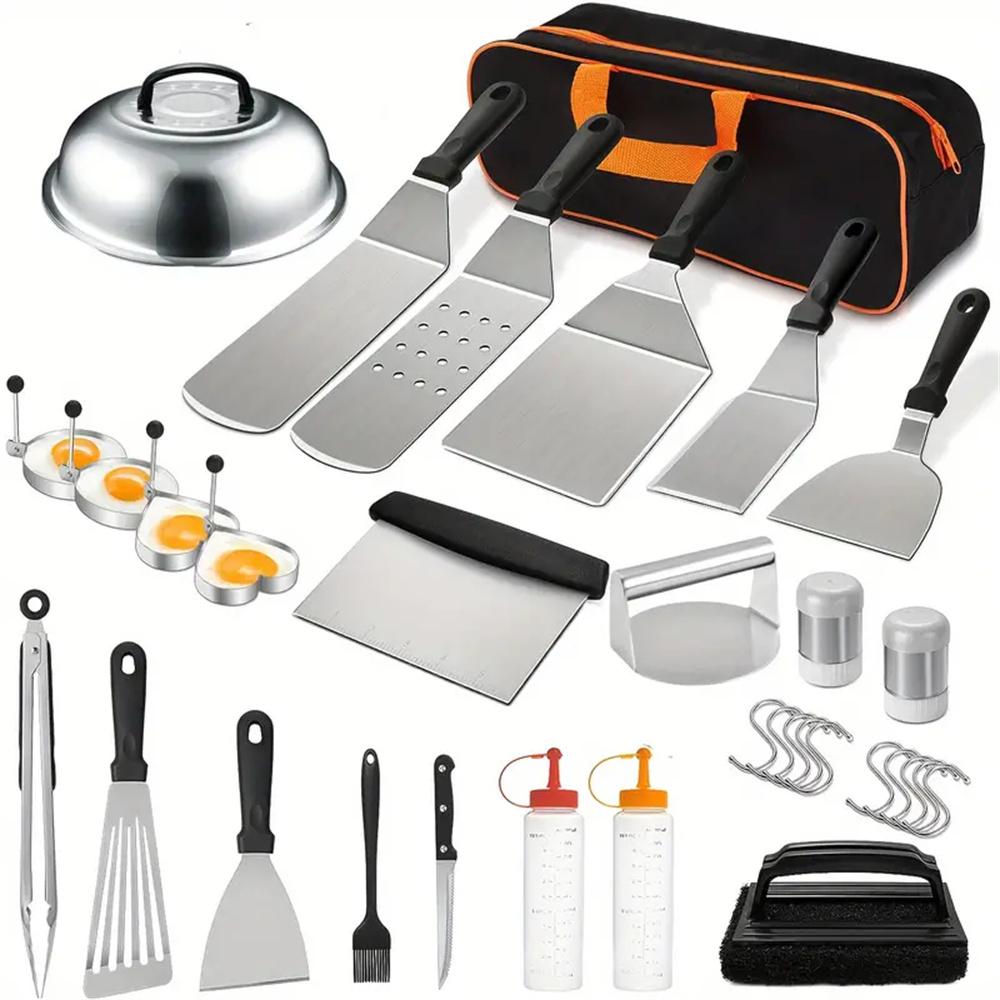 33-teiliges Grillzubehör-Set m – Camping Cooking Set Large Bewertung und Preis