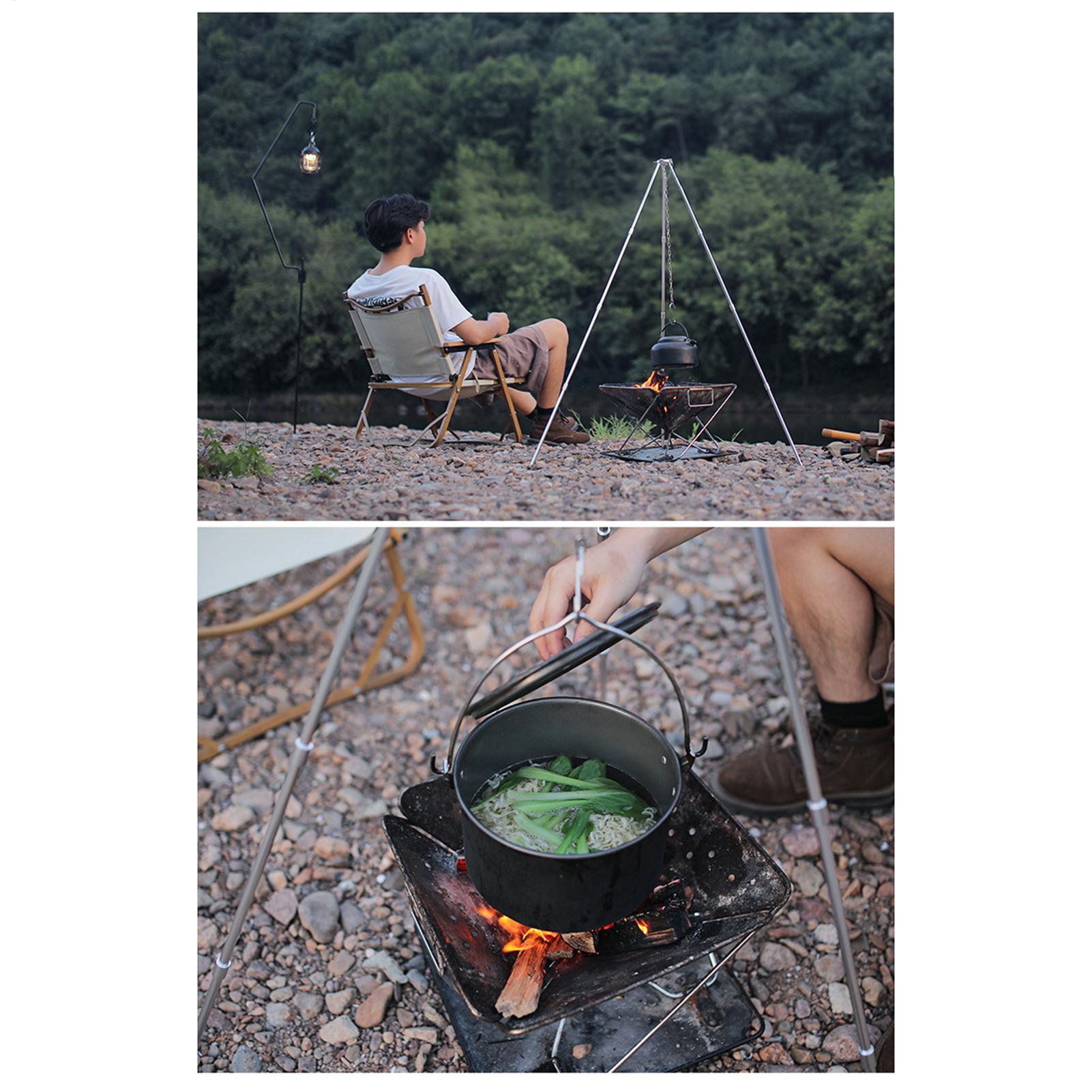 Großer Outdoor-Lagerfeuer-Drei – Camping Hanging Cooking Pot Bewertung und Preis