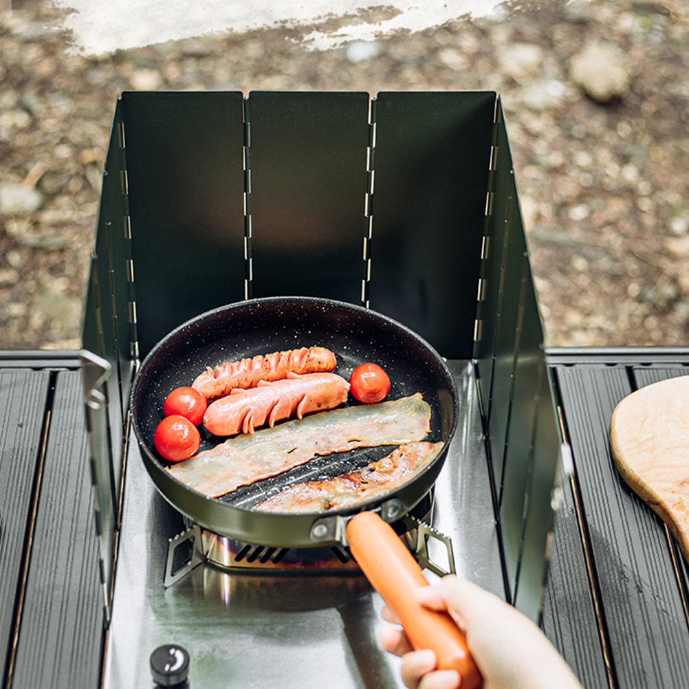 Tragbarer Herd-Windschutz, fal – Camping Cooking Windscreen Bewertung und Preis