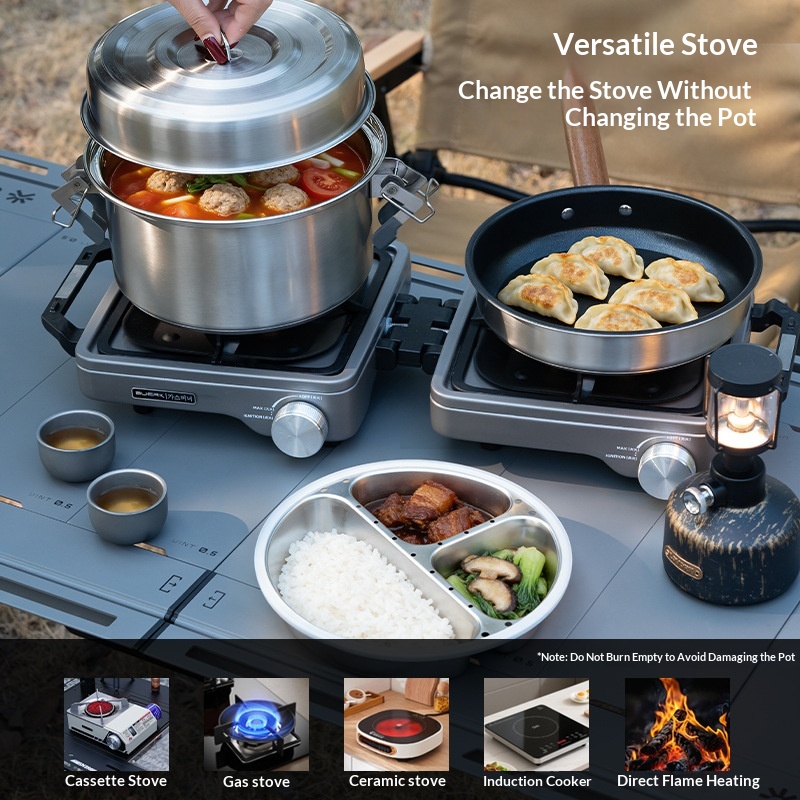 BUERK Outdoor-Camping-Dampfgar – Camping Cooking Pots And Pans Bewertung und Preis