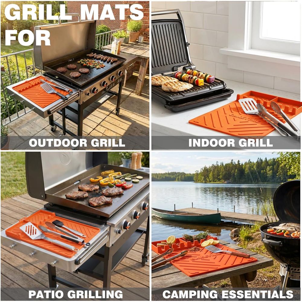 Silikon-Grillmatten oder Grill – Camping With Cooking Bewertung und Preis