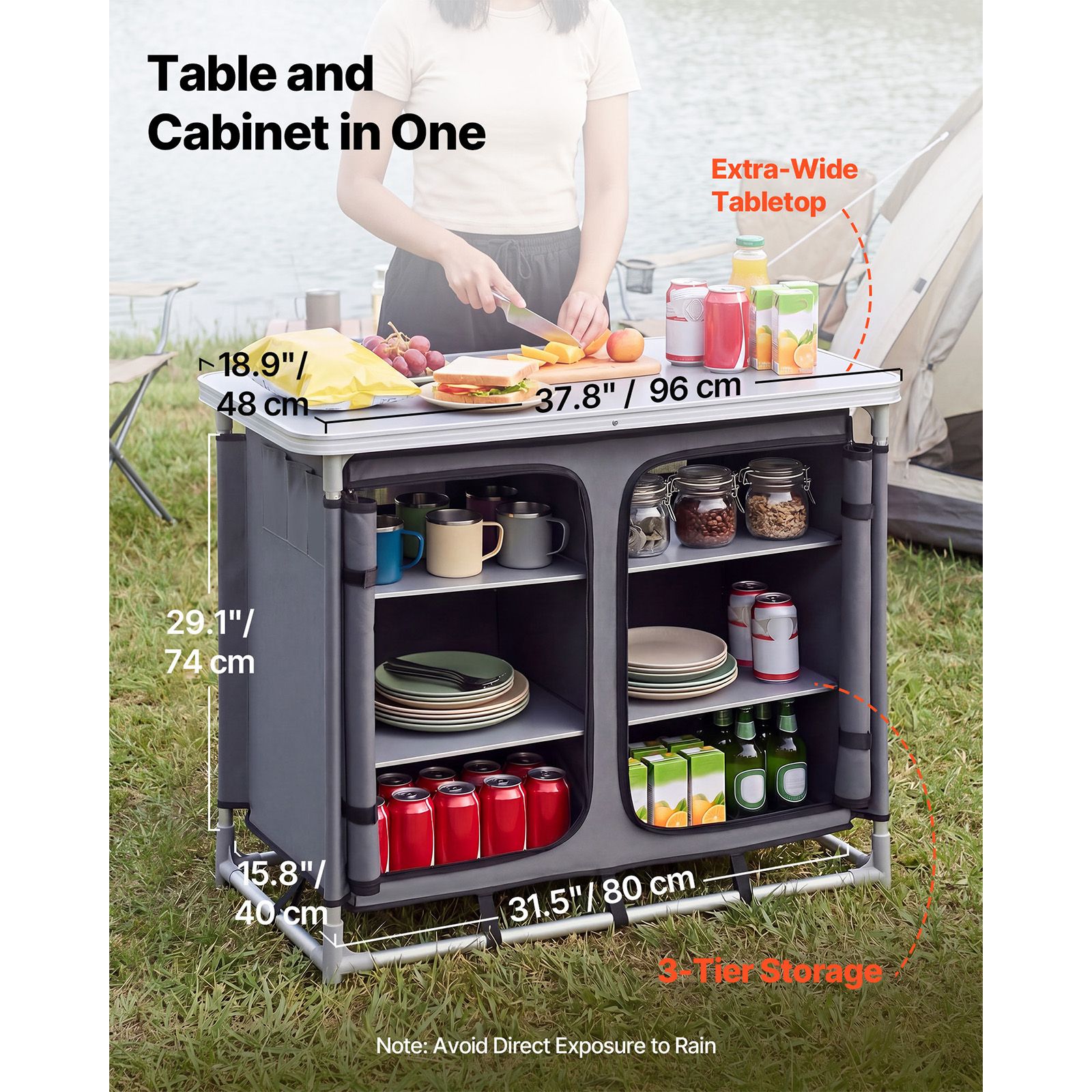 Camping-Aufbewahrungsschrank,  – Camping Cooking Set Compact Bewertung und Preis