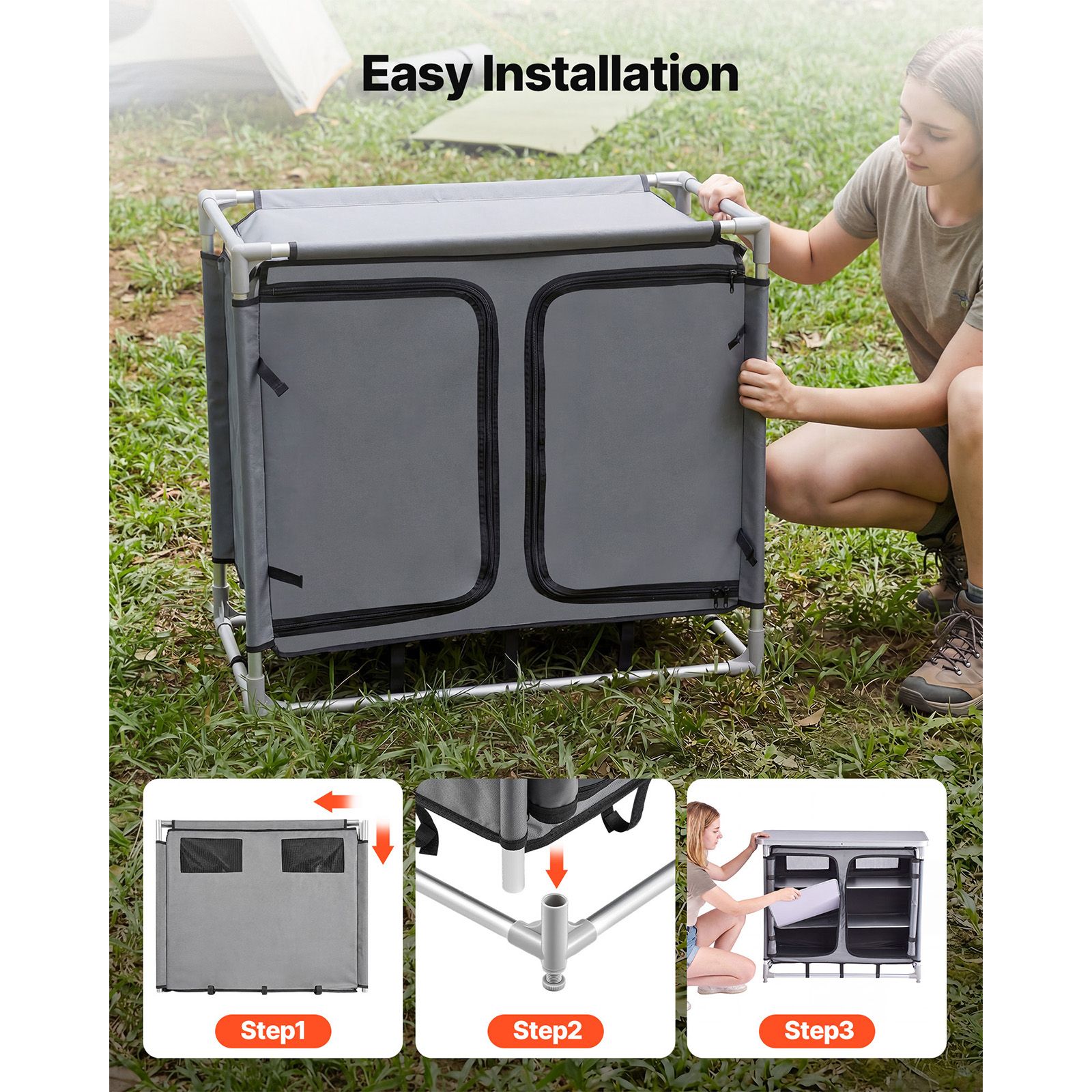 Camping-Aufbewahrungsschrank,  – Camping Cooking Set Compact Bewertung und Preis