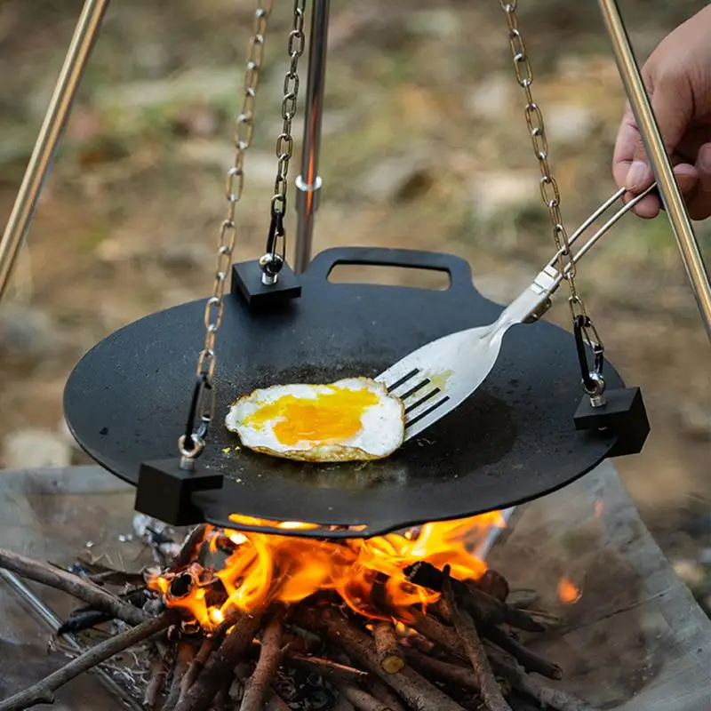 Aluminium-Camping-Feuerständer – Camping Hanging Cooking Pot Bewertung und Preis