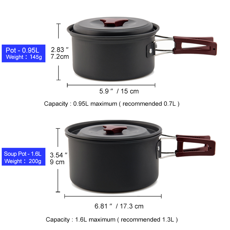 Widesea Camping Kochgeschirr S – Camping Cooking All In One Bewertung und Preis
