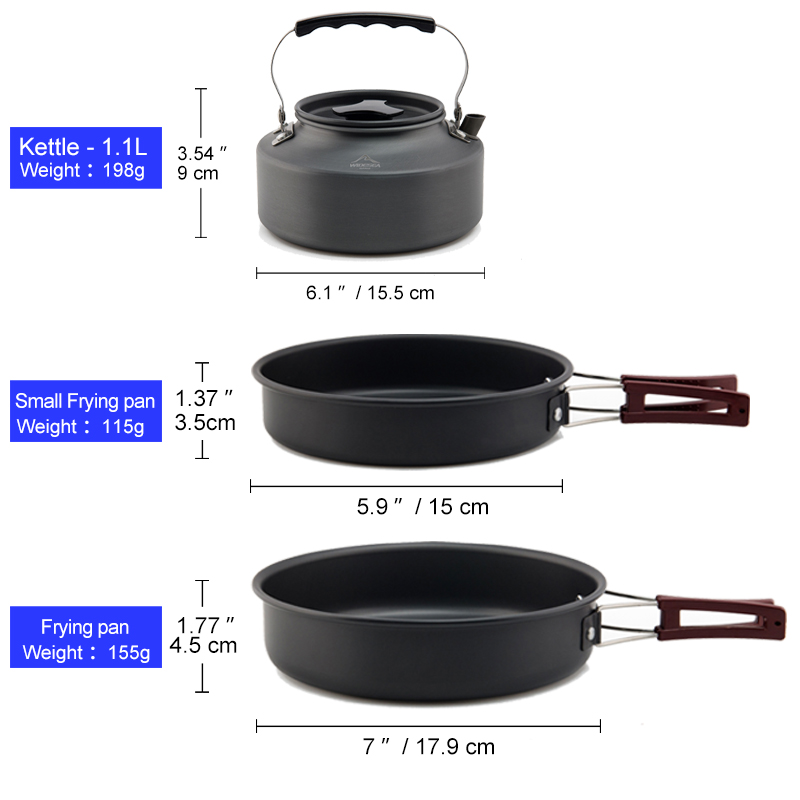 Widesea Camping Kochgeschirr S – Camping Cooking All In One Bewertung und Preis
