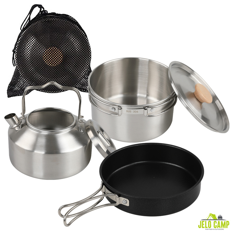 Hochwertiges 304 Edelstahl Cam – Camping Cooking Kettle Bewertung und Preis