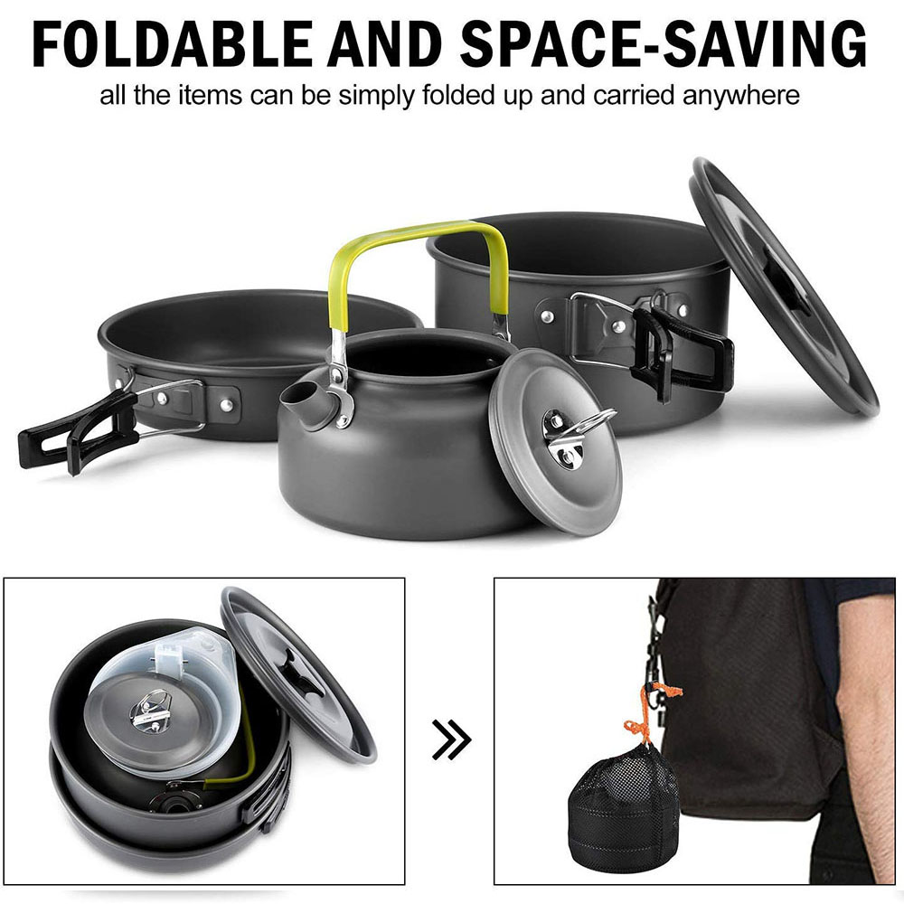 Outdoor-Camping-Kochgeschirr-S – Camping Outdoor Cooking Set Bewertung und Preis