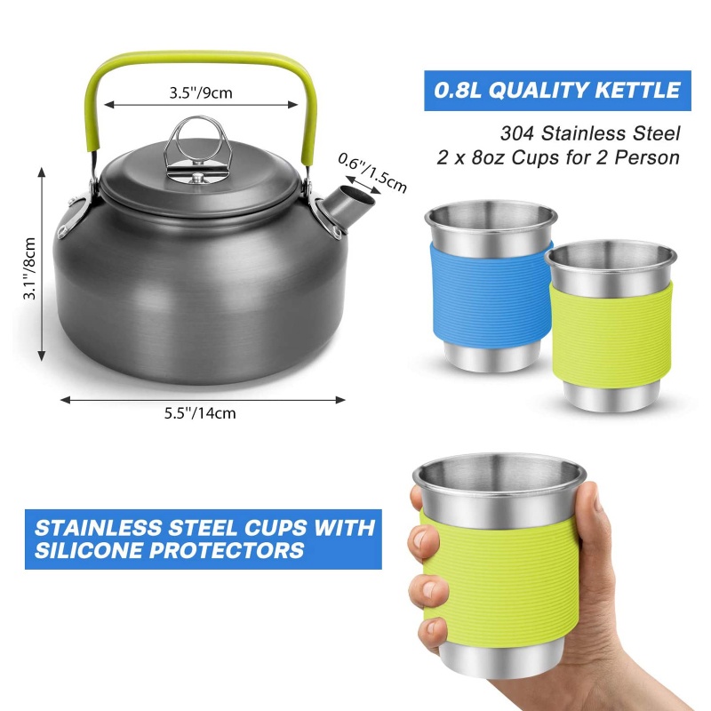 Camping-Kochgeschirr-Set, Outd – Camping Cooking All In One Bewertung und Preis