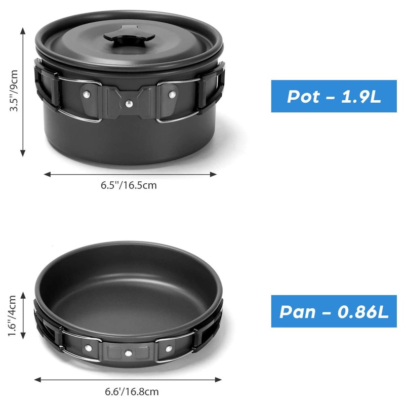 Camping-Kochgeschirr-Set, Outd – Camping Cooking All In One Bewertung und Preis