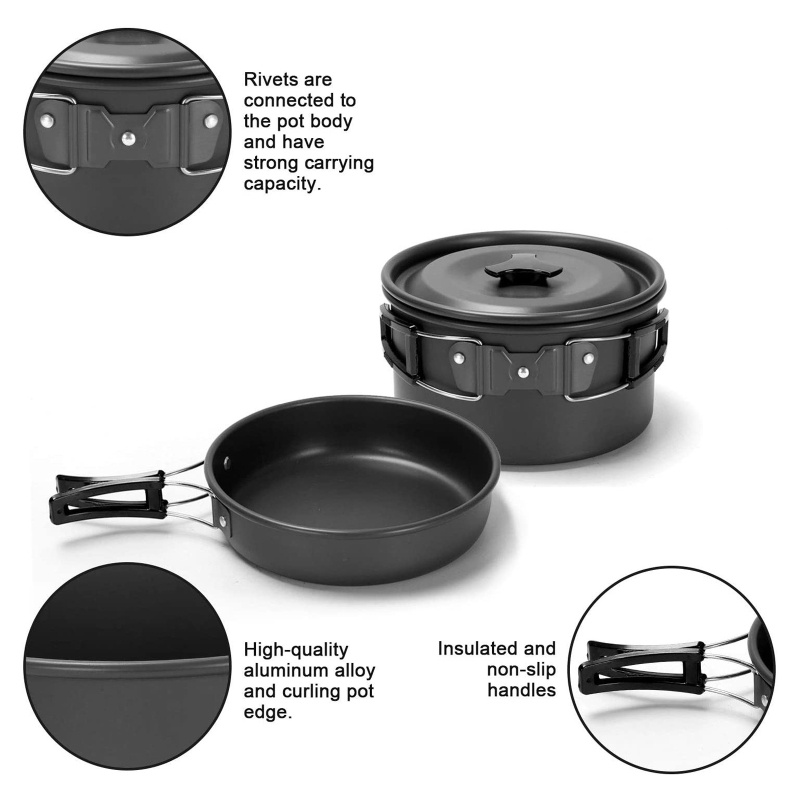 Camping-Kochgeschirr-Set, Outd – Camping Cooking All In One Bewertung und Preis