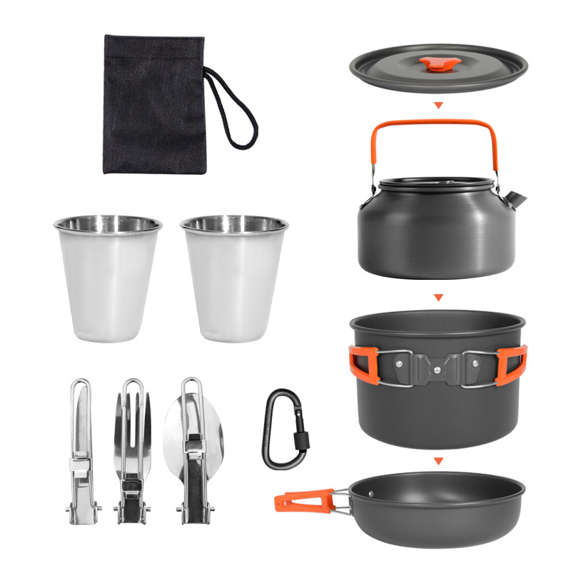 Outdoor-Camping-Kochgeschirr-S – Camping Cooking Set 2 Person Bewertung und Preis