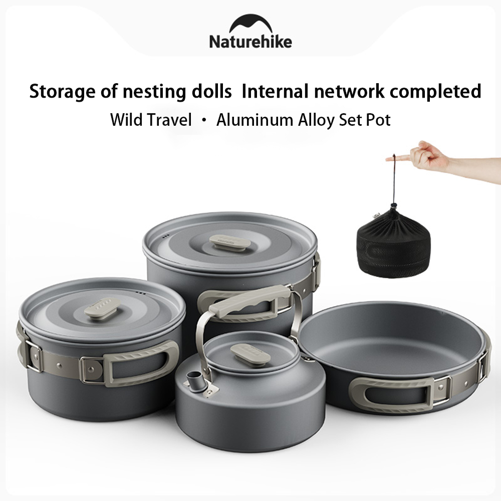 Naturehike Outdoor-Topfset, Ca – Camping Cooking Pots And Pans Bewertung und Preis