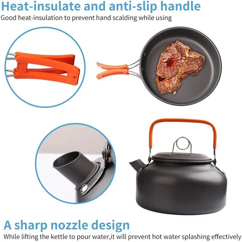 Camping-Kochset, Camping-Kochg – Camping Cooking Kettle Bewertung und Preis